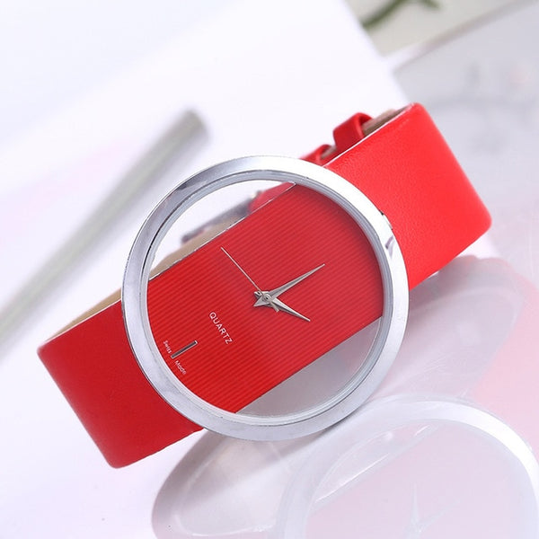 Top Leather Quartz Watch Lady Watches