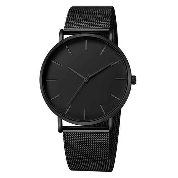 Simple Metal Hour Reloj Quartz Watch